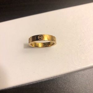Cartier Love Ring- Yellow Gold 7